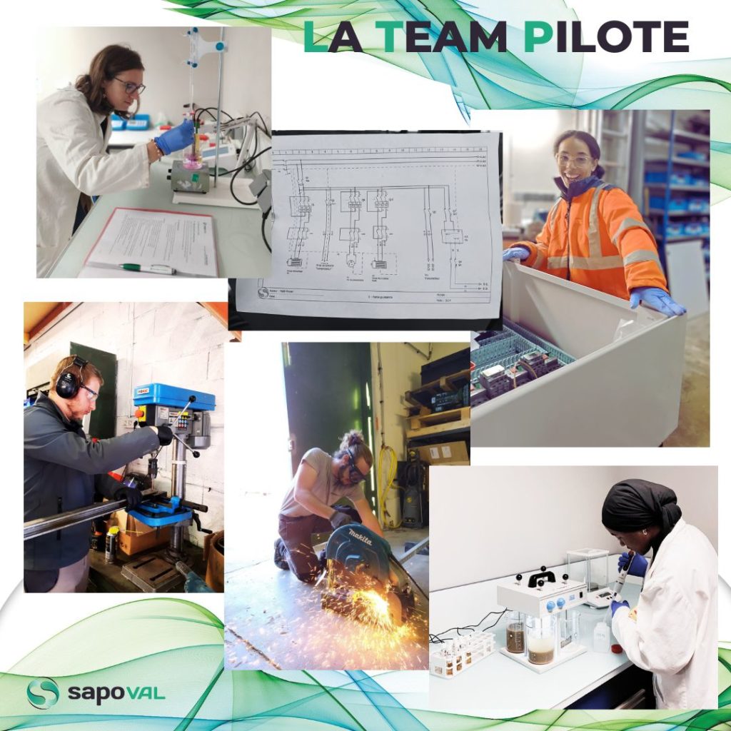 Montage de pilote en cours