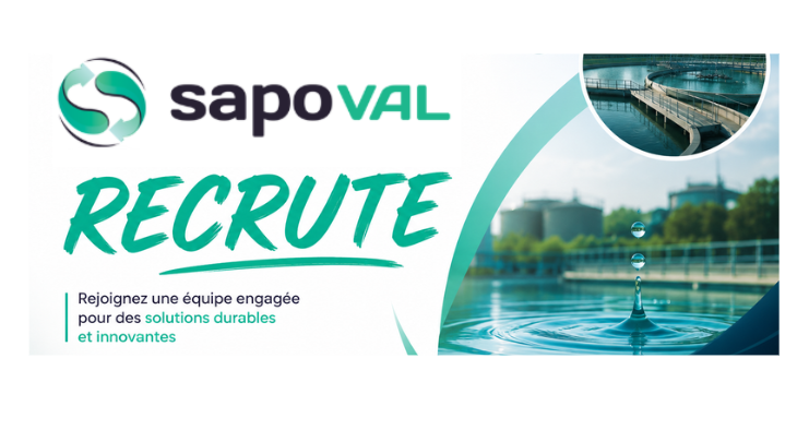 SAPOVAL recrute un(e) chargé(e) d&rsquo;études travaux